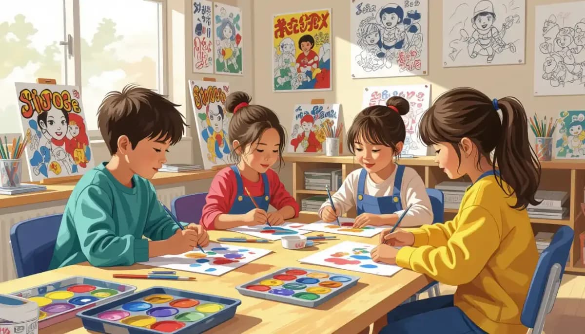 Art and Creative Classes for Kids in Japan