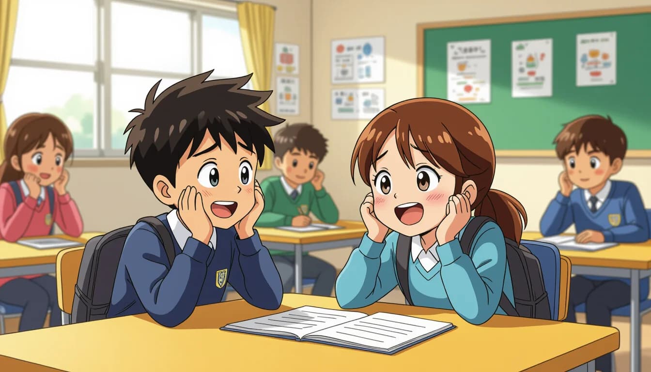 Children playing together in a multicultural school environment in Japan