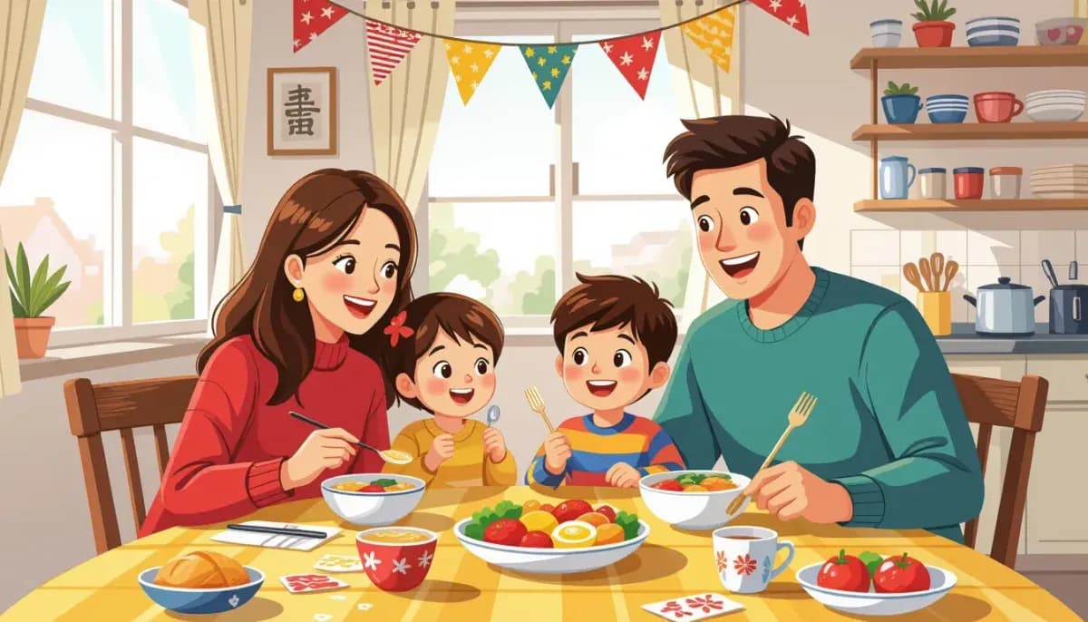 Celebrating Dual Cultural Heritage at Home