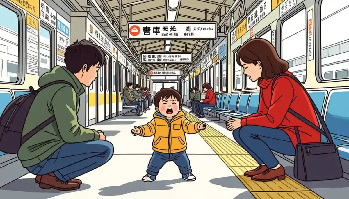 Managing Toddler Tantrums in Japanese Public Spaces
