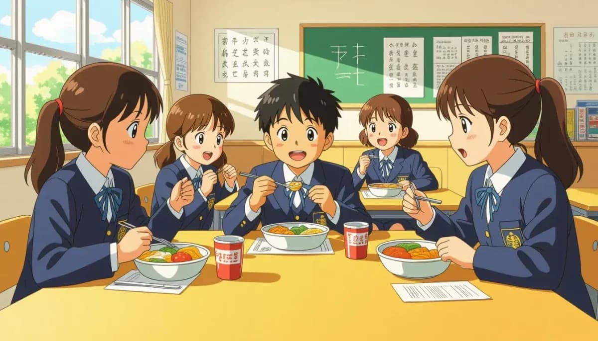 School Lunch (Kyushoku) at Japanese Elementary Schools