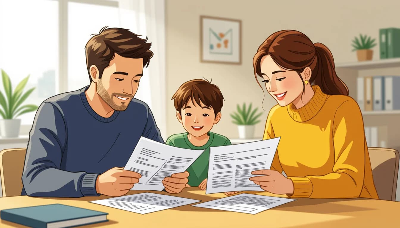 International school building in Japan with students on campus