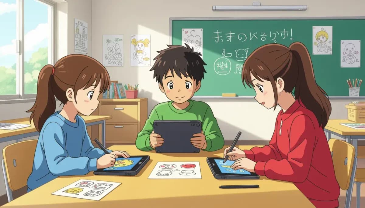 Digital Art and Animation Classes for Kids in Japan
